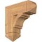 Ekena Millwork Merced Arts & Crafts Smooth Bracket, Western Red Cedar, 5 1/2"W x 18"D x 18"H BKT06X18X18MRC03SWR - alternate 1
